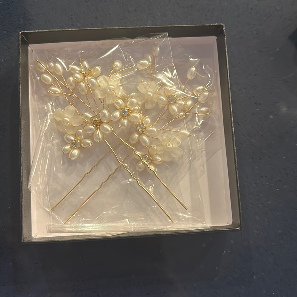 Hair Pins Set of 2 | Decorative Hair Accessories | Bobby Pins | OS
